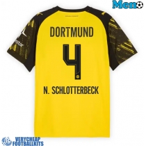 Borussia Dortmund Nico Schlotterbeck #4 Replica Home Shirt 2025-26 Short Sleeve